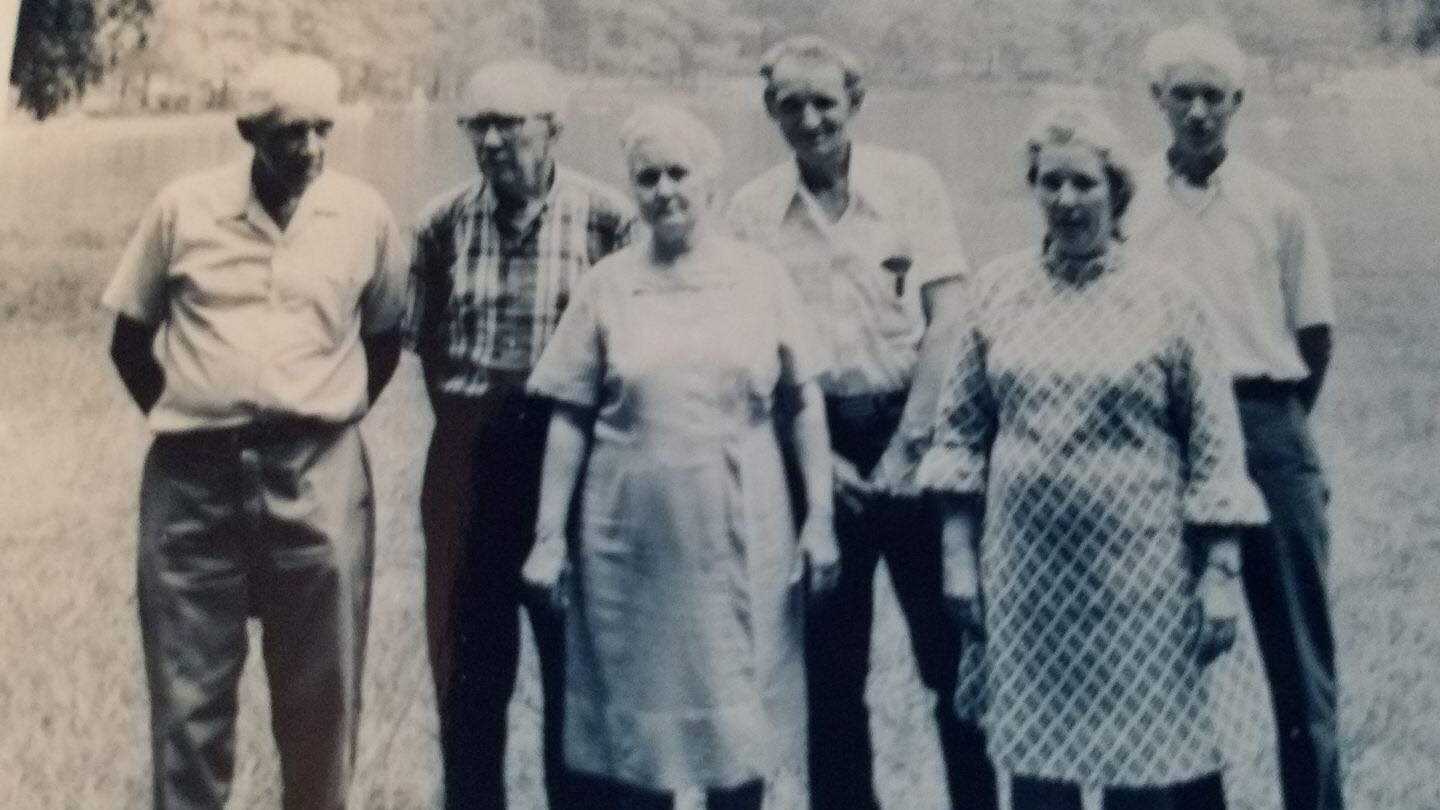 My Granny and her siblings, Doyle, Sammy, Rhoda, Jackie and her (Margaret)